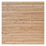 6ft Luxurious Larch Slatted Venetian Fence Panels Double-Sided