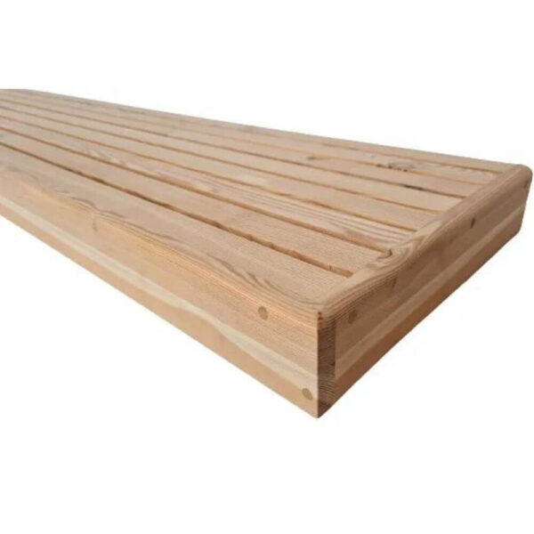 larch floating bench