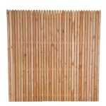 Vertical Larch Pointed Top Fence Panel