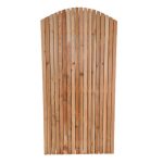Arched Vertical Larch Garden Gate Single Sided 91cm