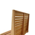 Cedar Floating Garden Bench/Seat with Backrest