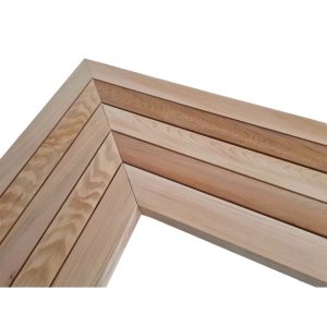 Corner Cedar Floating Garden Bench/Seat ( 90mm) Seat Top