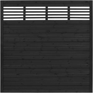nicea lucca anthracite fence panel