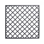 Lattice/Trellis Fence Panels Square or Domed Nancy Anthracite