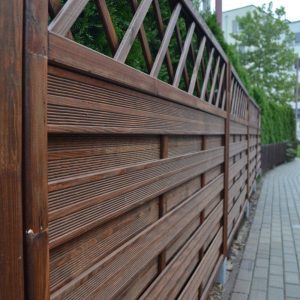 garden Hamburg fence panels Brown