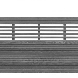 medium Horizontal Lucca panelling fence