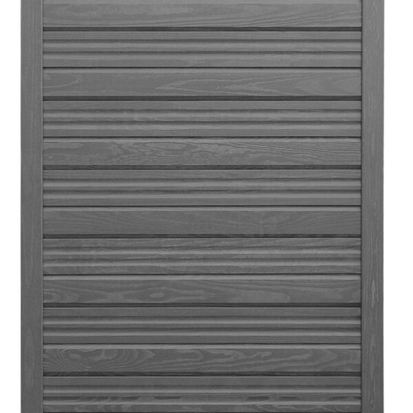 Horizontal Lucca panelling fence