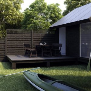 Two module fence panels, Wien