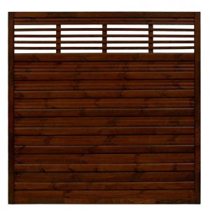 lucca brown fence panels