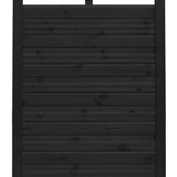 lucca anthracite fence panel