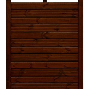 Horizontal Lucca panelling fence