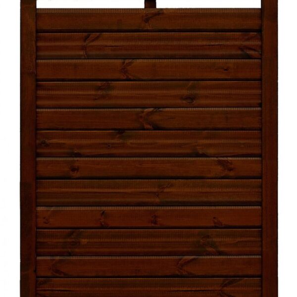 Horizontal Lucca panelling fence