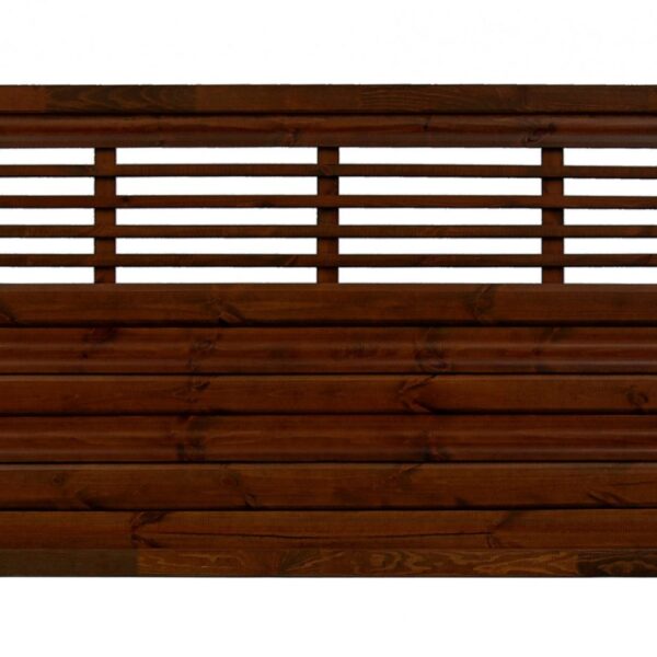 Horizontal Lucca paneling fence, Classic style
