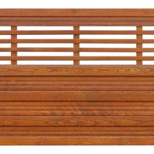 medium small Horizontal Lucca panelling fence