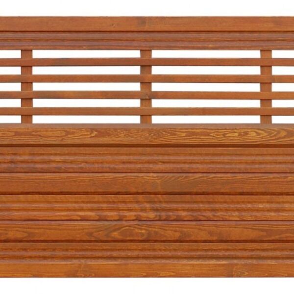 medium small Horizontal Lucca panelling fence