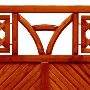 solid fence panels, Teak
