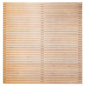 Venetian Horizontal Slatted Fence Panel Quadra