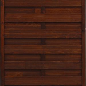 small Vertical Fence Panel Munchen, Brown