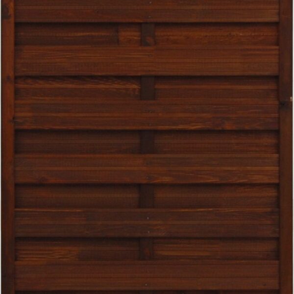 small Vertical Fence Panel Munchen, Brown