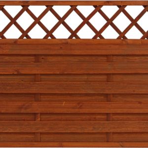 small medium Fence Panel Hamburg, teak