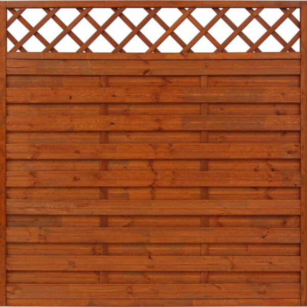 Hamburg fence panel teak