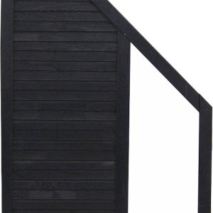 small anthracite duo garden fence panel