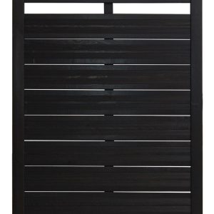 Soho two module small fence panels, Anthracite