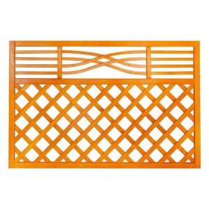 medium small Diagonal Trellis Fence Panel, Pine