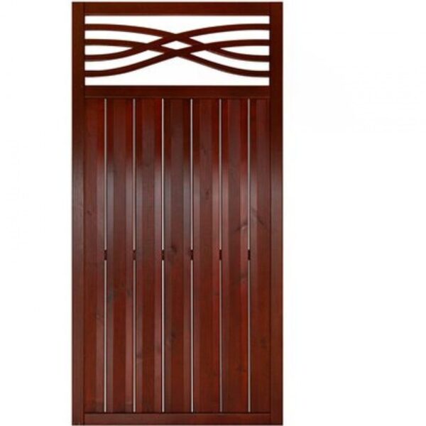 Vertical fence panel Malaga, Brown
