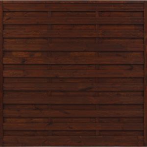 Vertical Fence Panel Munchen, Brown