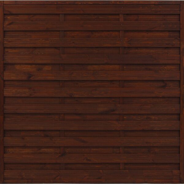 Vertical Fence Panel Munchen, Brown