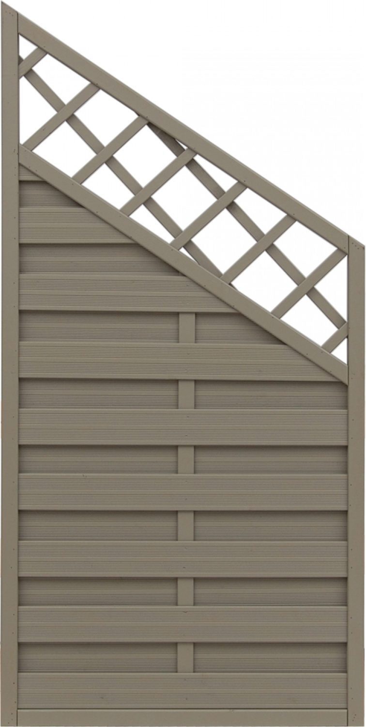 small Hamburg fence panel grey