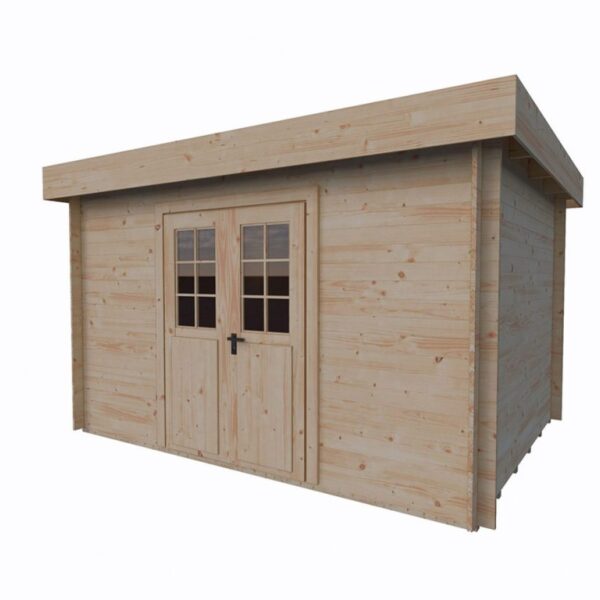 Wooden house - PLUSZCZ 355x294 10.4 m2