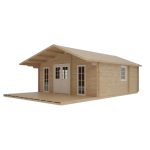 Wooden House CHABER 2 (without a balustrade) - 600x890 cm