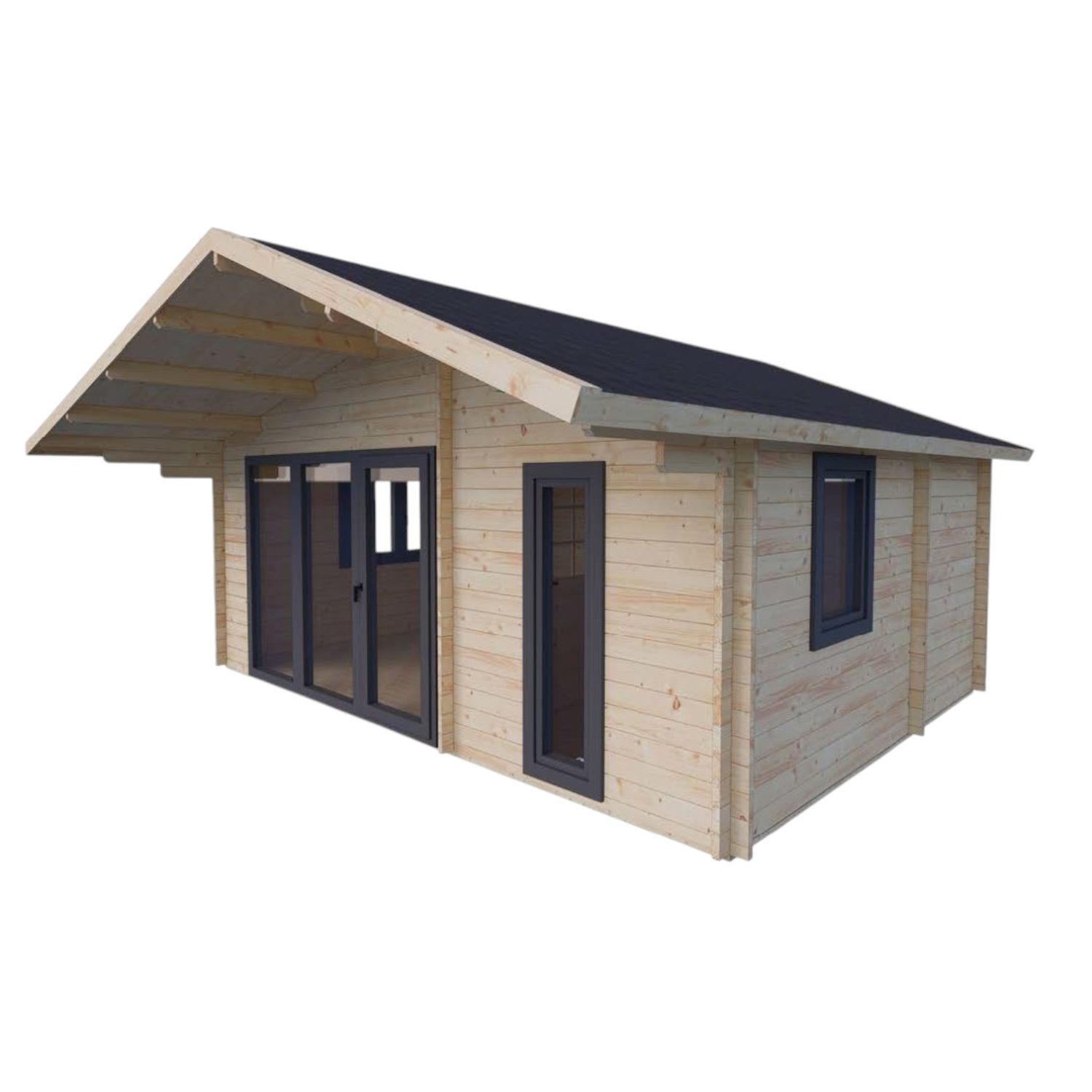 Wooden House CHABER MODERN - 600x450 cm