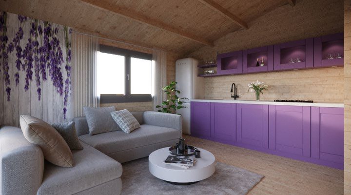 Wooden House CHABER MODERN - 600x450 cm - Image 5