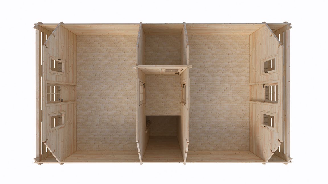 Wooden House DARIA - 1050x595 cm / 125.00 m² - Image 3
