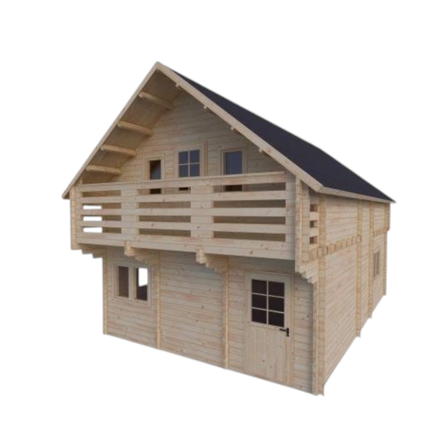 Wooden House DARIA - 1050x595 cm / 125.00 m²