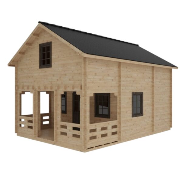 Wooden House JUSTYNA - 500x700 cm / 65.00 m²