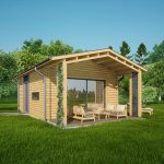 Wooden House KOS 1 - 500x700 cm