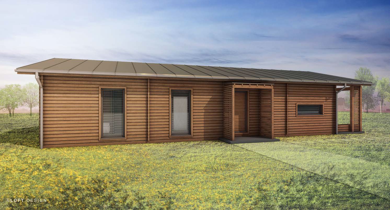 Wooden House KRETA - 900x1500 cm - Image 2