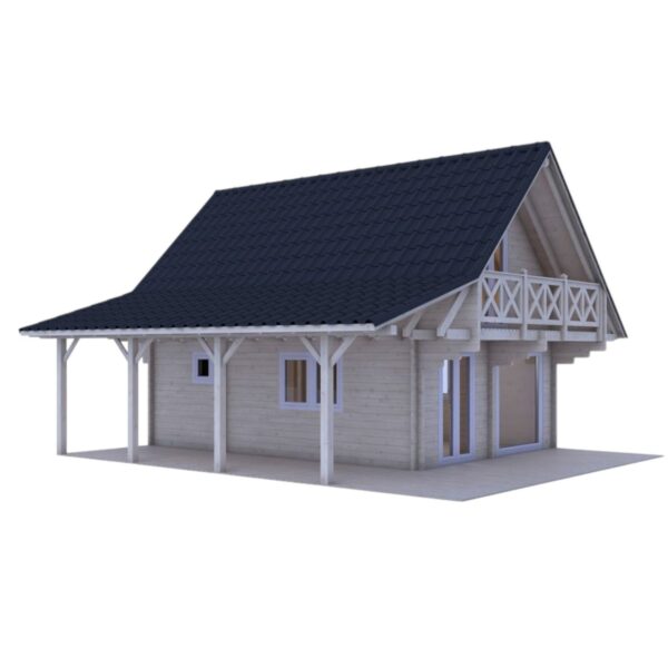 Wooden House MINORKA - 750x950 cm + decking 75m2