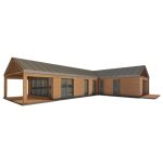 Wooden House PINUS - 1740x1200 cm 160m2