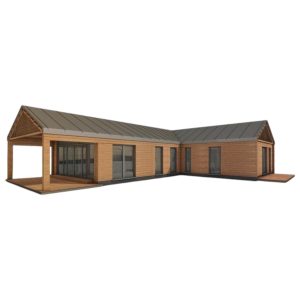 Wooden House PINUS - 1740x1200 cm 160m2