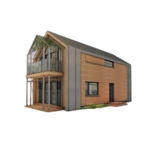 Wooden House STODOLA MODERN - 600x1160 cm 140m2