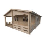 Wooden House STOKROTKA - 600x800 cm 48m2
