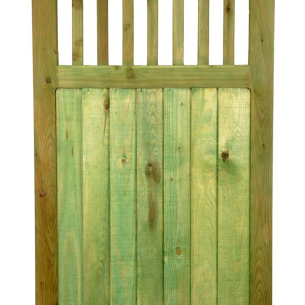 Closeboard Garden Gate with Trellis Top 90cm x 1.8m