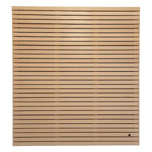 Siberian Larch timber Slatted Fence Panels A Grade Single Sided 6ft Wide
