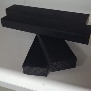 smooth ebony black battens.