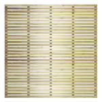 Contemporary Slat Fence – Pressure Treated Green 183cm wide (6ft)
